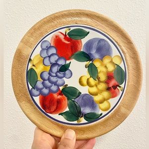 Dansk 8” Round Tile Trivet - Tuscany